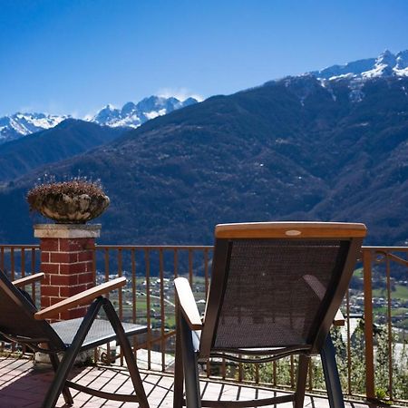 Panoramic Apartment Italian Alps Valtellina Near Sondrio, Tirano Poggiridenti Exterior foto