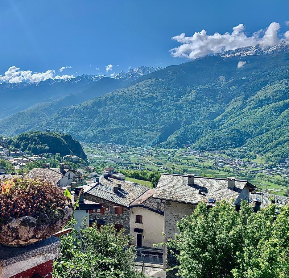 Panoramic Apartment Italian Alps Valtellina Near Sondrio, Tirano Poggiridenti Exterior foto